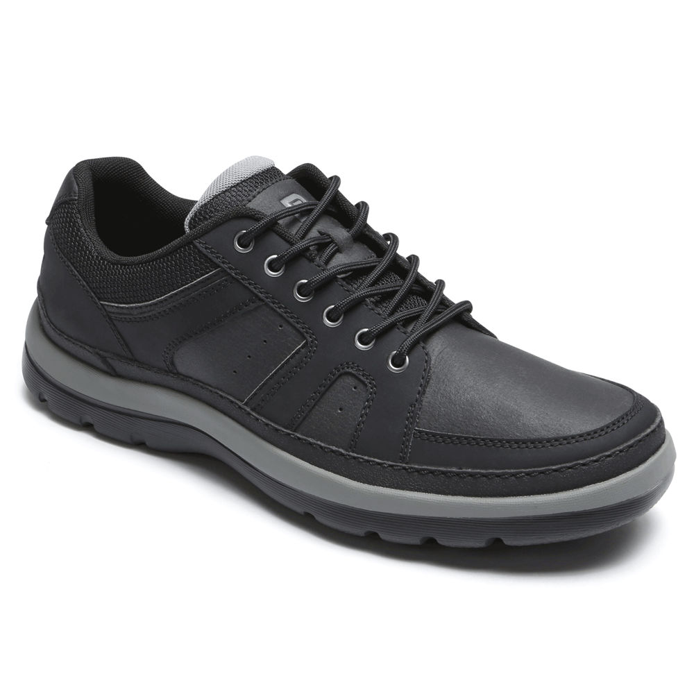 Tenis Rockport Homem Pretas - Get Your Kicks Mudguard Blucher - 17409FYCP